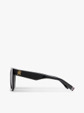 Black TH Monogram Polarised Square Sunglasses  Women
