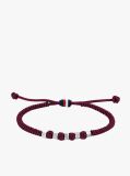 Red Red Adjustable Sliding Knot Bracelet  Men