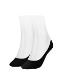 Black Tommy Hilfiger Women's Invisible Footie Socks 2 pack  Women