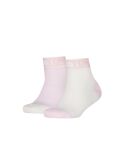 Pink 2-Pack Logo Ankle Socks  Kids Unisex