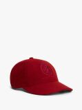 Red TH Crest Pure Wool Baseball Cap  Men