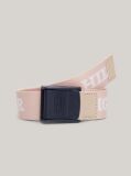 Pink Kids' Essential Hilfiger Monotype Logo Webbing Belt  Kids Unisex