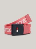 Pink Kids' Slide Buckle Webbing Belt  Kids Unisex