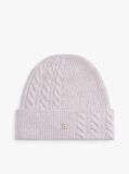 Purple Chic Fluffy Beanie With Wool  Women
