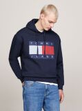 Μπλε Άνετο Hoody Με Σημαία Tommy  Άνδρες