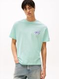 Green Back Logo Graphic Relaxed T-Shirt  Men