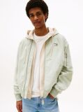 Green Cotton Bomber Jacket  Men