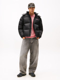 Black Water Repellent Ripstop Alaska Puffer Jacket  Men