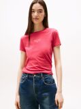 Pink Logo Jersey Slim T-Shirt  Women