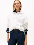 Άσπρο Western Hoodie Σε Boxy Γραμμή  Γυναίκες