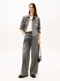 Denim Mid Rise Loose Wide Leg Jeans  Women