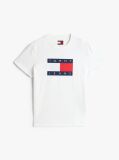 Άσπρο T-Shirt Με Tonal Σημαιάκι  Γυναίκες