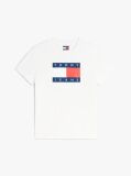 Άσπρο T-Shirt Με Tonal Σημαιάκι  Γυναίκες
