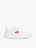 Άσπρο Essential Ρετρό Δερμάτινα Sneakers Basketball  Γυναίκες