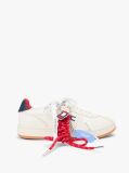 Μπεζ Δερμάτινα Sneakers Με Μπρελόκ  Γυναίκες