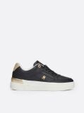 Μαύρο TH Monogram Sneakers Με Chunky Σόλα  Γυναίκες