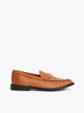 Brown Leather Horsebit Loafers  Women