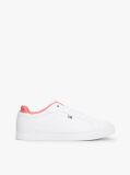 Άσπρο Δερμάτινα Sneakers Με Colour-Pop Λεπτομέρειες  Γυναίκες