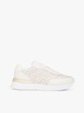 Μπεζ TH Monogram Δερμάτινα Sneakers  Γυναίκες