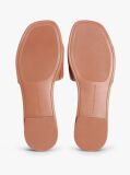 Brown Leather TH Monogram Strap Mules  Women