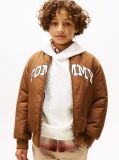 Brown Varsity Reversible Relaxed Bomber Jacket  Boys
