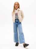 Blue Sequin Flag Wide Leg Jeans  Girls