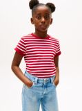 Multi Ριγέ T-Shirt Σε Slim Γραμμή  Κορίτσια