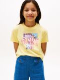 Yellow Heart Graphic Relaxed T-Shirt  Girls