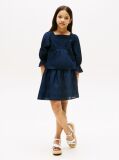 Blue Broderie Anglaise Tape Skirt  Girls