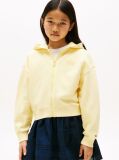 Yellow Relaxed Zip-Thru Hoody  Girls
