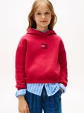 Κόκκινο Άνετο Fleece Hoody Με Σημαία  Κορίτσια