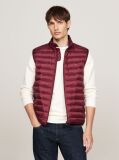 Red Recycled Quilted Packable Vest  Men