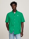 Green TH Monogram Regular Short Sleeve Shirt  Men