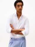 White Smart Casual Flex Slim Fit Shirt  Men