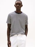 Multi Smart Casual Stripe T-Shirt  Men
