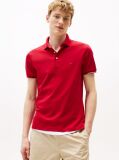 Red Slim Fit Signature Polo Shirt  Men