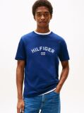 Μπλε Hilfiger T-Shirt Με Flock Λογότυπο  Άνδρες