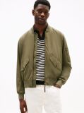 Πράσινο ΑναδιπλούΜενο Αδιάβροχο Bomber Jacket Σε Κανονική Γραμμή  Άνδρες