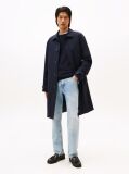 Blue Denton Faded Straight Leg Jeans  Men