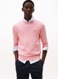 Pink Flag Embroidery Jumper  Men