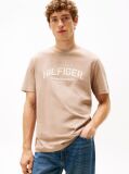Μπεζ Hilfiger Monotype T-Shirt  Άνδρες