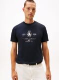 Blue Varsity Graphic Interlock Knit T-Shirt  Men
