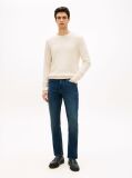 Blue Denton Whiskered Straight Jeans  Men