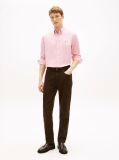 Brown Denton Washed Straight Jeans  Men