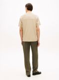 Beige Tonal Logo Interlock Knit T-Shirt  Men