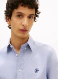 Blue Heritage Regular Fit Logo Embroidery Oxford Shirt  Men
