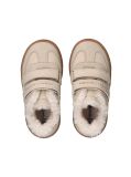 Beige Teddy Lined Velcro Sneakers  Girls