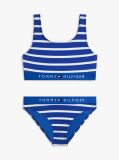 Multi Original Logo Print Bralette Bikini Set  Girls