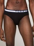 Black 3-Pack Logo Waistband Briefs  Men