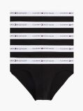 Black 5-Pack Signature Logo Waistband Briefs  Men